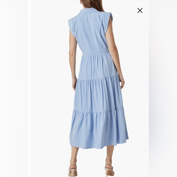 Endless Rose Light Blue Ruffled Blouse - Picture 3 of 14